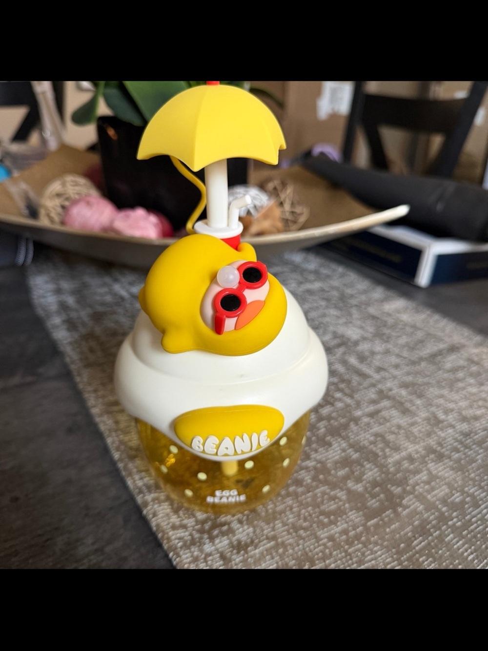 Pop Mart PUCKY Egg Beanie Series Straw Cup
